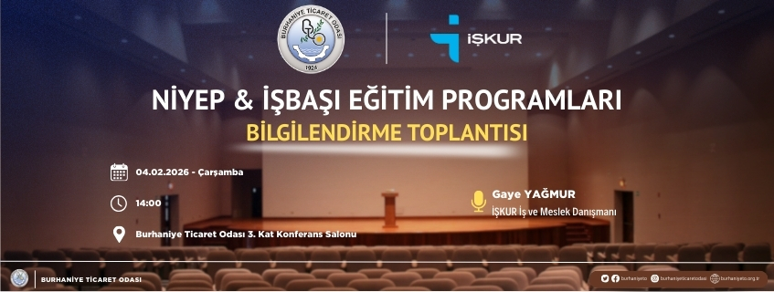 NİYEP ve İşbaşı Eğitim Programları Hakkında Bilgilendirme Toplantısı